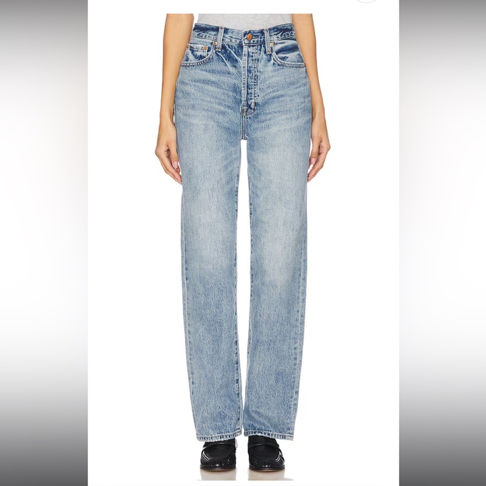pistola Light Blue Straight Leg Women's Jeans